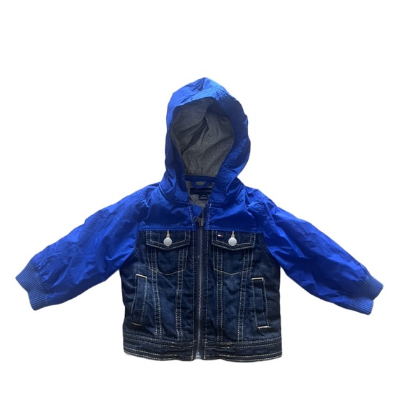 Toddler Tommy Hilfiger Blue Denim Kids Jacket 12M - Picture 1 of 3